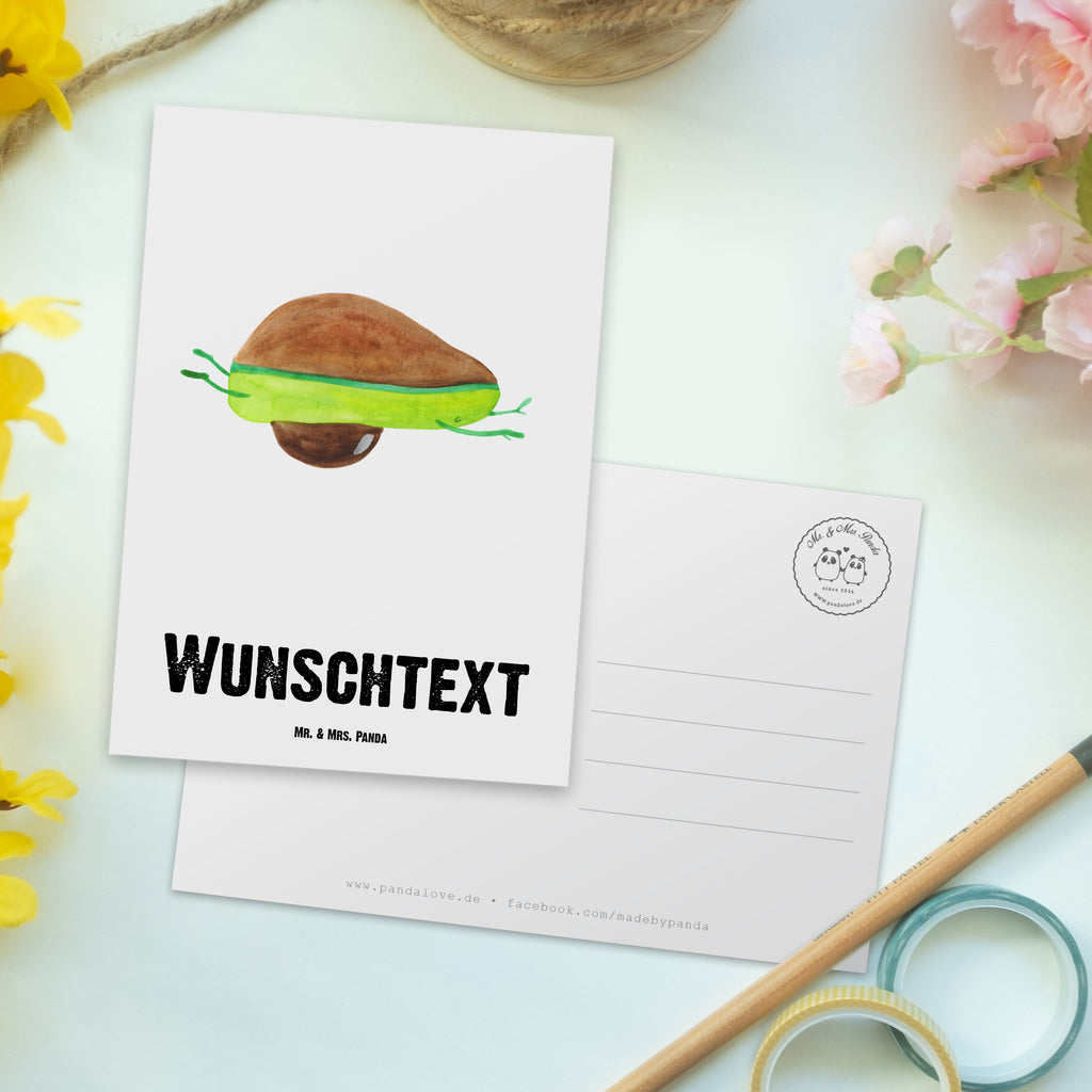 Personalisierte Postkarte Avocado Yoga Postkarte mit Namen, Postkarte bedrucken, Postkarte mit Wunschtext, Postkarte personalisierbar, Geschenkkarte mit Namen, Grußkarte mit Namen, Karte mit Namen, Einladung mit Namen, Ansichtskarte mit Namen, Geschenkkarte mit Wunschtext, Grußkarte mit Wunschtext, Karte mit Wunschtext, Einladung mit Wunschtext, Ansichtskarte mit Wunschtext, Avocado, Veggie, Vegan, Gesund, Avocado Yoga Vegan