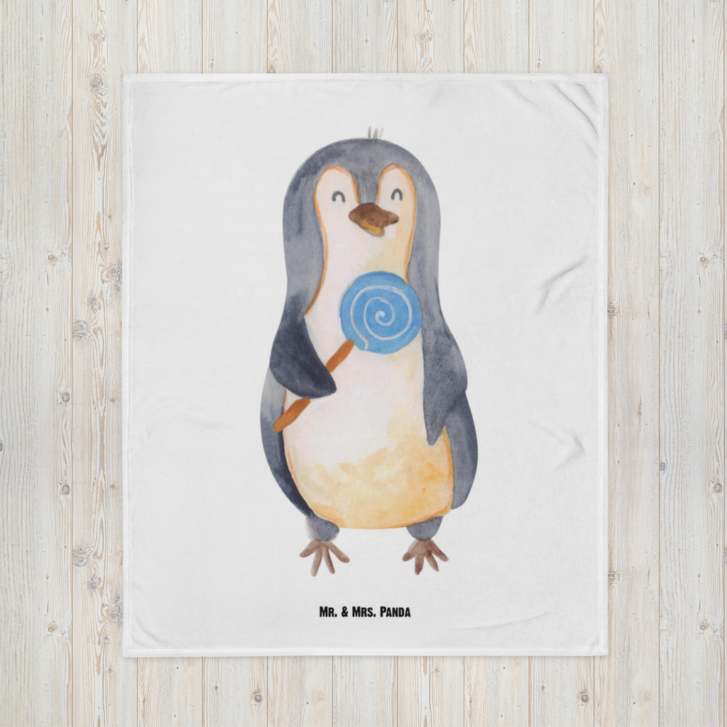 Kuscheldecke Pinguin Lolli Decke, Wohndecke, Tagesdecke, Wolldecke, Sofadecke, Pinguin, Pinguine, Lolli, Süßigkeiten, Blödsinn, Spruch, Rebell, Gauner, Ganove, Rabauke