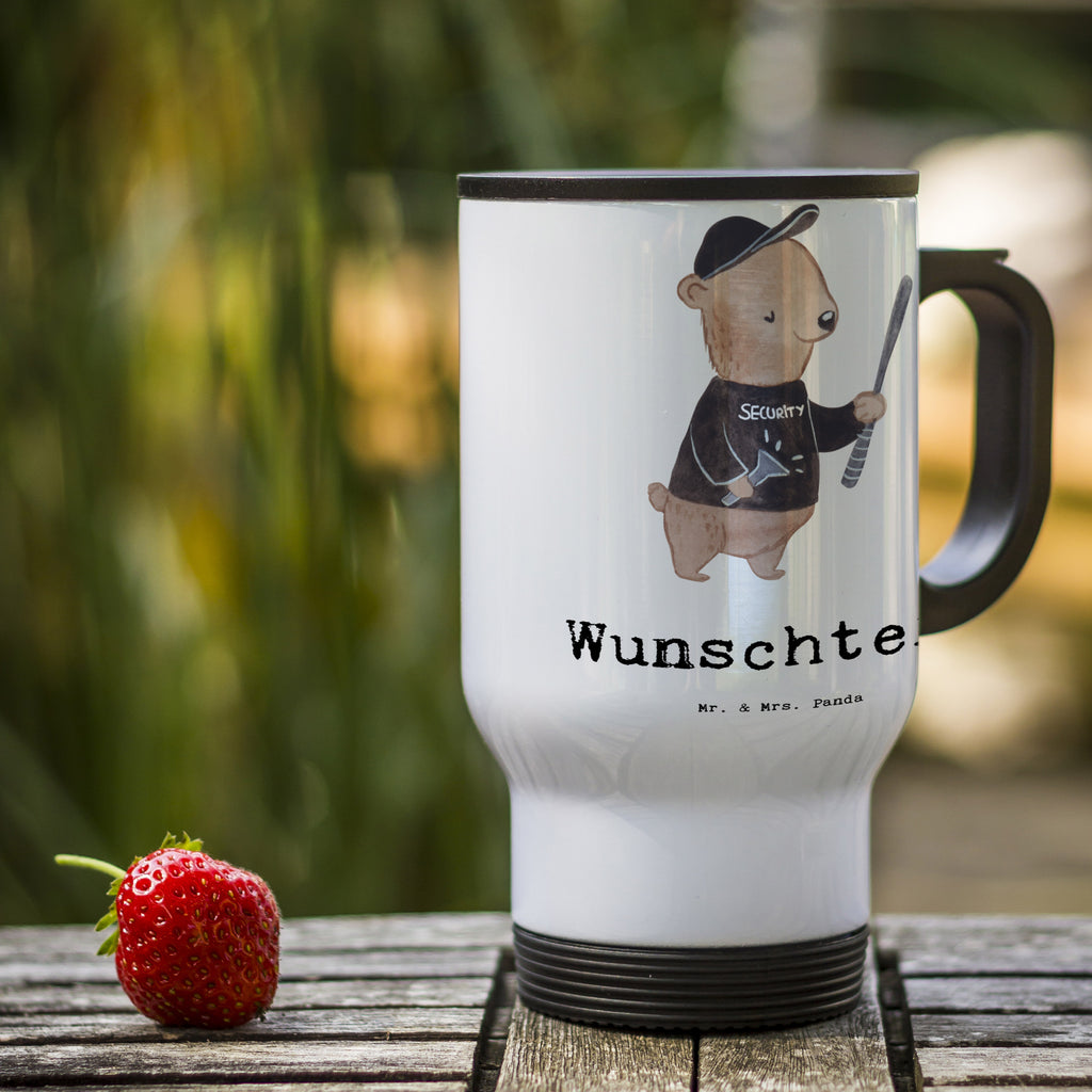 Personalisierter Thermobecher Security Mitarbeiter mit Herz Personalisierter Thermobecher, Personalisierter To Go Becher, Personalisierte Thermotasse, Personalisierter Kaffeebecher, Personalisierter Isolierbecher, Thermobecher personalisieren, Thermobecher mit Namen, Thermobecher selbst gestalten, Wunschname, Spülmaschinenfest, Bedrucken, Isolierbecher mit Namen, Isolierbecher selbst gestalten, Thermotasse personalisieren, Thermotasse mit Namen, Beruf, Ausbildung, Jubiläum, Abschied, Rente, Kollege, Kollegin, Geschenk, Schenken, Arbeitskollege, Mitarbeiter, Firma, Danke, Dankeschön