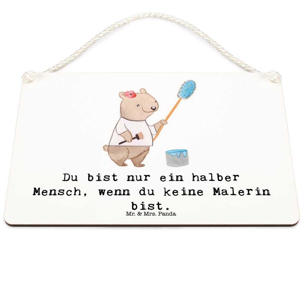 Deko Schild Malerin mit Herz Dekoschild, Deko Schild, Schild, Tür Schild, Türschild, Holzschild, Wandschild, Wanddeko, Beruf, Ausbildung, Jubiläum, Abschied, Rente, Kollege, Kollegin, Geschenk, Schenken, Arbeitskollege, Mitarbeiter, Firma, Danke, Dankeschön, Maler, Malermeisterin, Gesellenprüfung, Meisterprüfung, Malerbetrieb