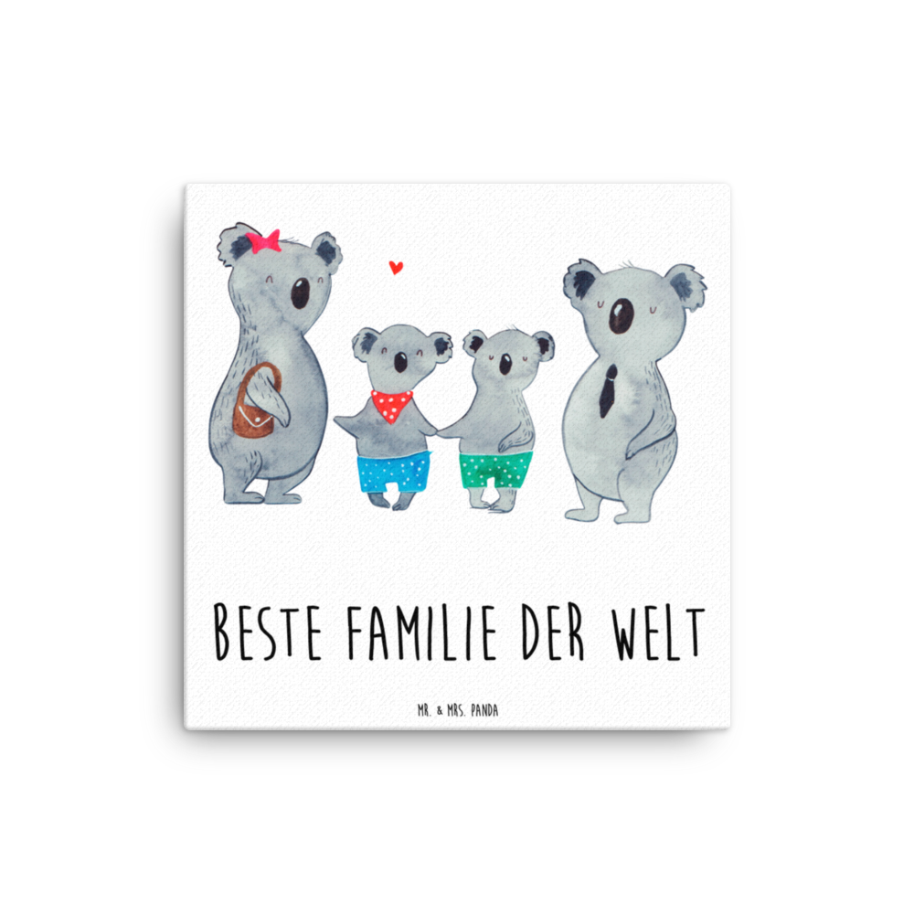 Leinwand Bild Koala Familie zwei Leinwand, Bild, Kunstdruck, Wanddeko, Dekoration, Familie, Vatertag, Muttertag, Bruder, Schwester, Mama, Papa, Oma, Opa, Koala, Koalabär, beste Familie, Familienzeit, Familienleben, Koalafamilie, Lieblingsfamilie