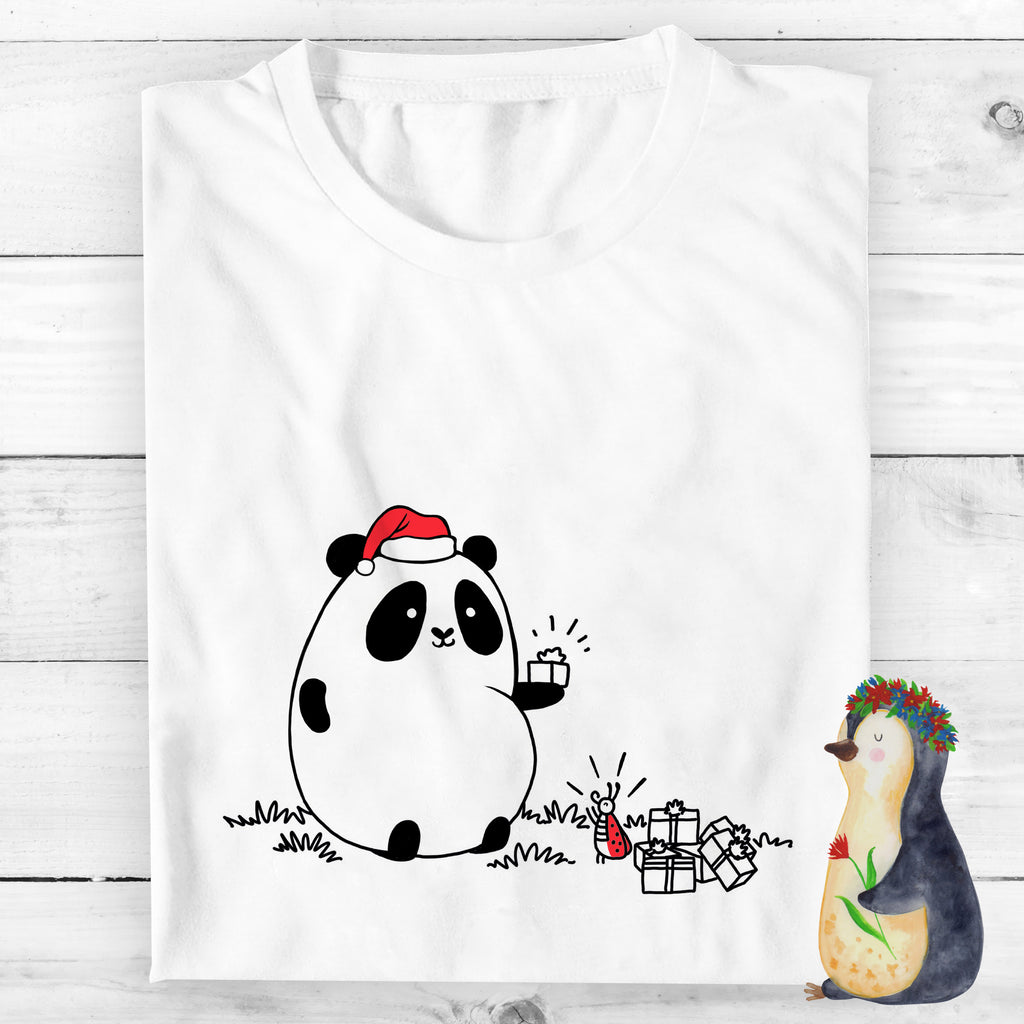 Personalisiertes T-Shirt Panda Weihnachtsgeschenk T-Shirt Personalisiert, T-Shirt mit Namen, T-Shirt mit Aufruck, Männer, Frauen