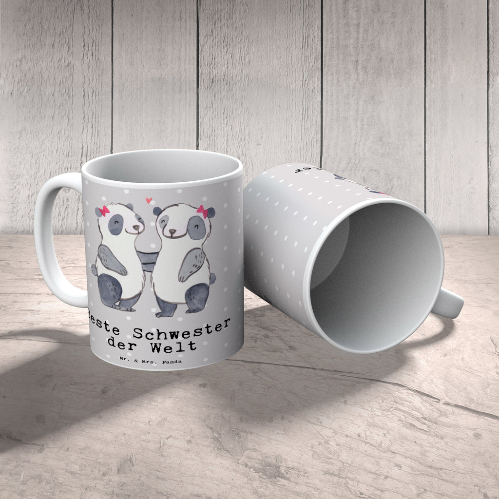 Tasse Panda Beste Schwester der Welt Tasse, Kaffeetasse, Teetasse, Becher, Kaffeebecher, Teebecher, Keramiktasse, Porzellantasse, Büro Tasse, Geschenk Tasse, Tasse Sprüche, Tasse Motive, Kaffeetassen, Tasse bedrucken, Designer Tasse, Cappuccino Tassen, Schöne Teetassen, für, Dankeschön, Geschenk, Schenken, Geburtstag, Geburtstagsgeschenk, Geschenkidee, Danke, Bedanken, Mitbringsel, Freude machen, Geschenktipp, Schwestern, Schwester, Geschwister, Schwesterherz, Sister, Familie, Kleinigkeit, Beste, Tochter, Liebe, Kinder