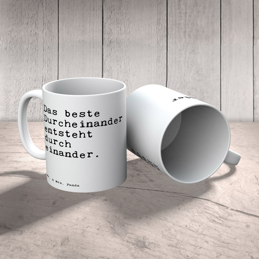 Tasse Sprüche und Zitate Das beste Durcheinander entsteht durch einander. Tasse, Kaffeetasse, Teetasse, Becher, Kaffeebecher, Teebecher, Keramiktasse, Porzellantasse, Büro Tasse, Geschenk Tasse, Tasse Sprüche, Tasse Motive, Kaffeetassen, Tasse bedrucken, Designer Tasse, Cappuccino Tassen, Schöne Teetassen, Spruch, Sprüche, lustige Sprüche, Weisheiten, Zitate, Spruch Geschenke, Spruch Sprüche Weisheiten Zitate Lustig Weisheit Worte