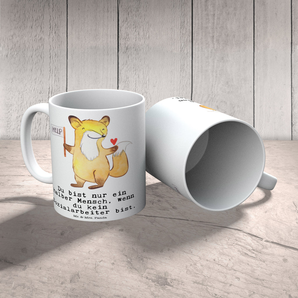 Tasse Sozialarbeiter mit Herz Tasse, Kaffeetasse, Teetasse, Becher, Kaffeebecher, Teebecher, Keramiktasse, Porzellantasse, Büro Tasse, Geschenk Tasse, Tasse Sprüche, Tasse Motive, Kaffeetassen, Tasse bedrucken, Designer Tasse, Cappuccino Tassen, Schöne Teetassen, Beruf, Ausbildung, Jubiläum, Abschied, Rente, Kollege, Kollegin, Geschenk, Schenken, Arbeitskollege, Mitarbeiter, Firma, Danke, Dankeschön