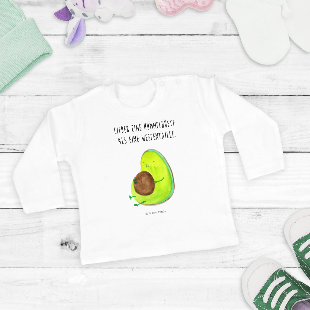 Baby Longsleeve Avocado pfeift Mädchen, Jungen, Baby, Langarm, Bio, Kleidung, Avocado, Veggie, Vegan, Gesund, Diät, Abnehmen, Ernährung, dick sein, Pummelfee