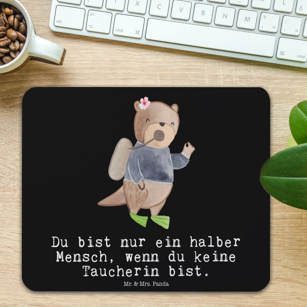 Mauspad Taucherin mit Herz Mousepad, Computer zubehör, Büroausstattung, PC Zubehör, Arbeitszimmer, Mauspad, Einzigartiges Mauspad, Designer Mauspad, Mausunterlage, Mauspad Büro, Beruf, Ausbildung, Jubiläum, Abschied, Rente, Kollege, Kollegin, Geschenk, Schenken, Arbeitskollege, Mitarbeiter, Firma, Danke, Dankeschön