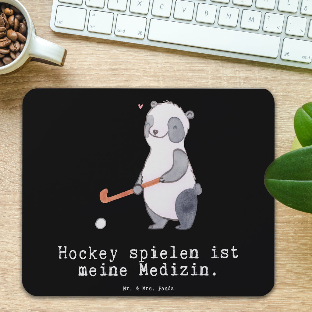 Mauspad Panda Hockey spielen Medizin Mousepad, Computer zubehör, Büroausstattung, PC Zubehör, Arbeitszimmer, Mauspad, Einzigartiges Mauspad, Designer Mauspad, Mausunterlage, Mauspad Büro, Geschenk, Sport, Sportart, Hobby, Schenken, Danke, Dankeschön, Auszeichnung, Gewinn, Sportler, Hockey spielen, Feldhockey, Hockeyschläger, Hockey Verein