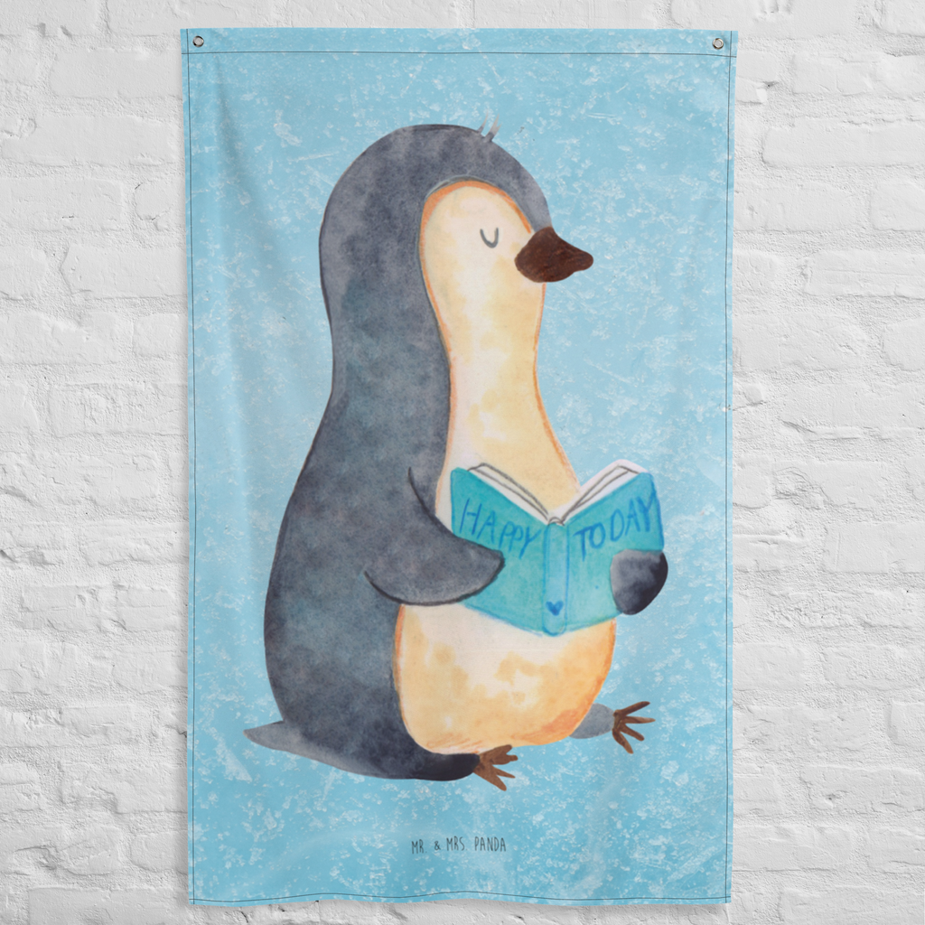 Wandteppich Pinguin Buch Wandbehang, Dekoration, Boho, Wandteppich, Wandtuch, Wanddeko, Tapisserie, Tapestry, Wandbild, Textil-Kunst, Schmuck-Wandbehang, Wand Deko, Kinderzimmer, Kinderzimmer Wand, Kinderzimmer Deko, Kinderzimmer Wanddeko, Pinguin, Pinguine, Buch, Lesen, Bücherwurm, Nichtstun, Faulenzen, Ferien, Urlaub, Freizeit