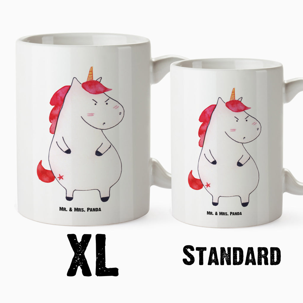 XL Tasse Einhorn wütend XL Tasse, Große Tasse, Grosse Kaffeetasse, XL Becher, XL Teetasse, spülmaschinenfest, Jumbo Tasse, Groß, Einhorn, Einhörner, Einhorn Deko, Pegasus, Unicorn, Realität, Ansage, lustlos, nein, Büro, Arbeit, wütend, dumme Fragen, lustig, Spaß, Geschenk