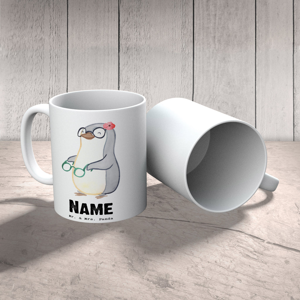 Personalisierte Tasse Augenoptikerin mit Herz Personalisierte Tasse, Namenstasse, Wunschname, Personalisiert, Tasse, Namen, Drucken, Tasse mit Namen, Beruf, Ausbildung, Jubiläum, Abschied, Rente, Kollege, Kollegin, Geschenk, Schenken, Arbeitskollege, Mitarbeiter, Firma, Danke, Dankeschön, Augenoptikerin, Optikerin, Augenärztin, Optometristin, Brillenverkäuferin, Brillengeschäft, Eröffnung