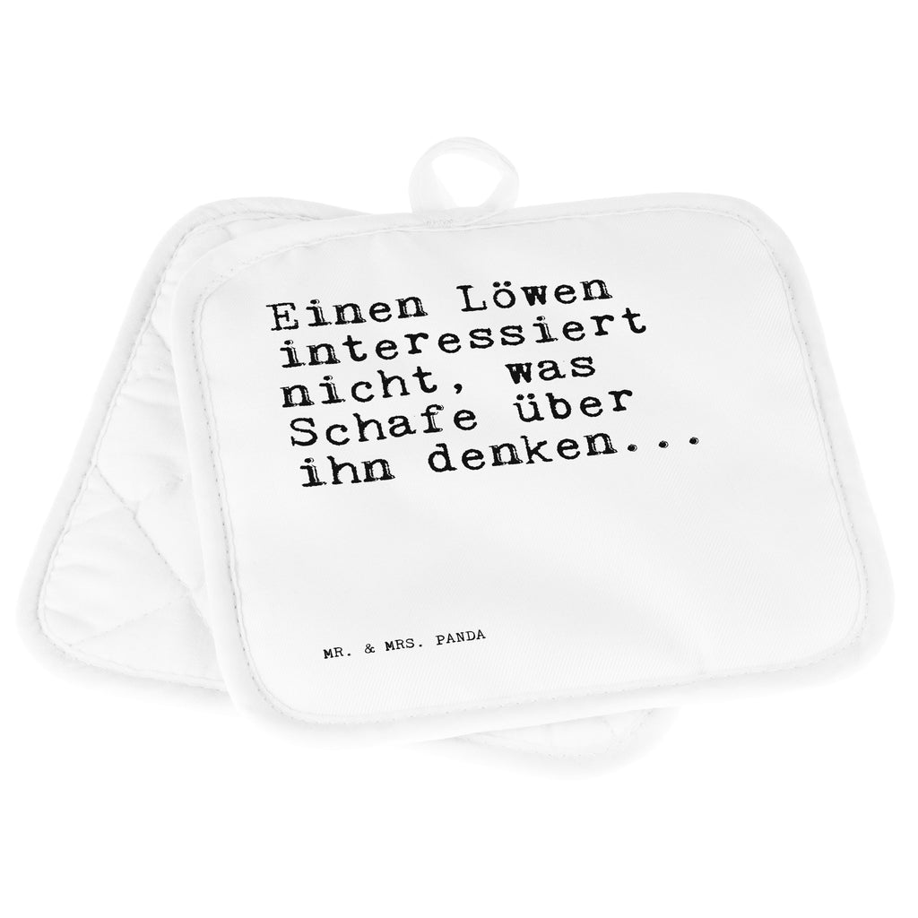 2er Set Topflappen  Sprüche und Zitate Einen Löwen interessiert nicht, was Schafe über ihn denken... Topflappen, Topfuntersetzer, Ofenhandschuh, Topflappen Set, Topflappen lustig, Topflappen mit Spruch, Ofenhandschuhe, Topfhandschuhe, Topfhandschuh, Topflappenset, Topflappen 2er Set, Schöne Topflappen, Spruch, Sprüche, lustige Sprüche, Weisheiten, Zitate, Spruch Geschenke, Spruch Sprüche Weisheiten Zitate Lustig Weisheit Worte