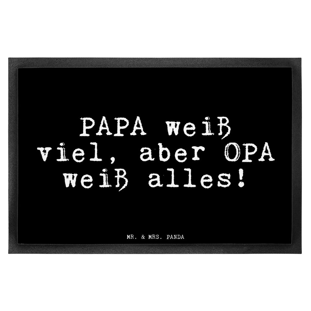 Fußmatte Fun Talk PAPA weiß viel, aber OPA weiß alles! Türvorleger, Schmutzmatte, Fußabtreter, Matte, Schmutzfänger, Fußabstreifer, Schmutzfangmatte, Türmatte, Motivfußmatte, Haustürmatte, Vorleger, Fussmatten, Fußmatten, Gummimatte, Fußmatte außen, Fußmatte innen, Fussmatten online, Gummi Matte, Sauberlaufmatte, Fußmatte waschbar, Fußmatte outdoor, Schmutzfangmatte waschbar, Eingangsteppich, Fußabstreifer außen, Fußabtreter außen, Schmutzfangteppich, Fußmatte außen wetterfest, Spruch, Sprüche, lustige Sprüche, Weisheiten, Zitate, Spruch Geschenke, Glizer Spruch Sprüche Weisheiten Zitate Lustig Weisheit Worte