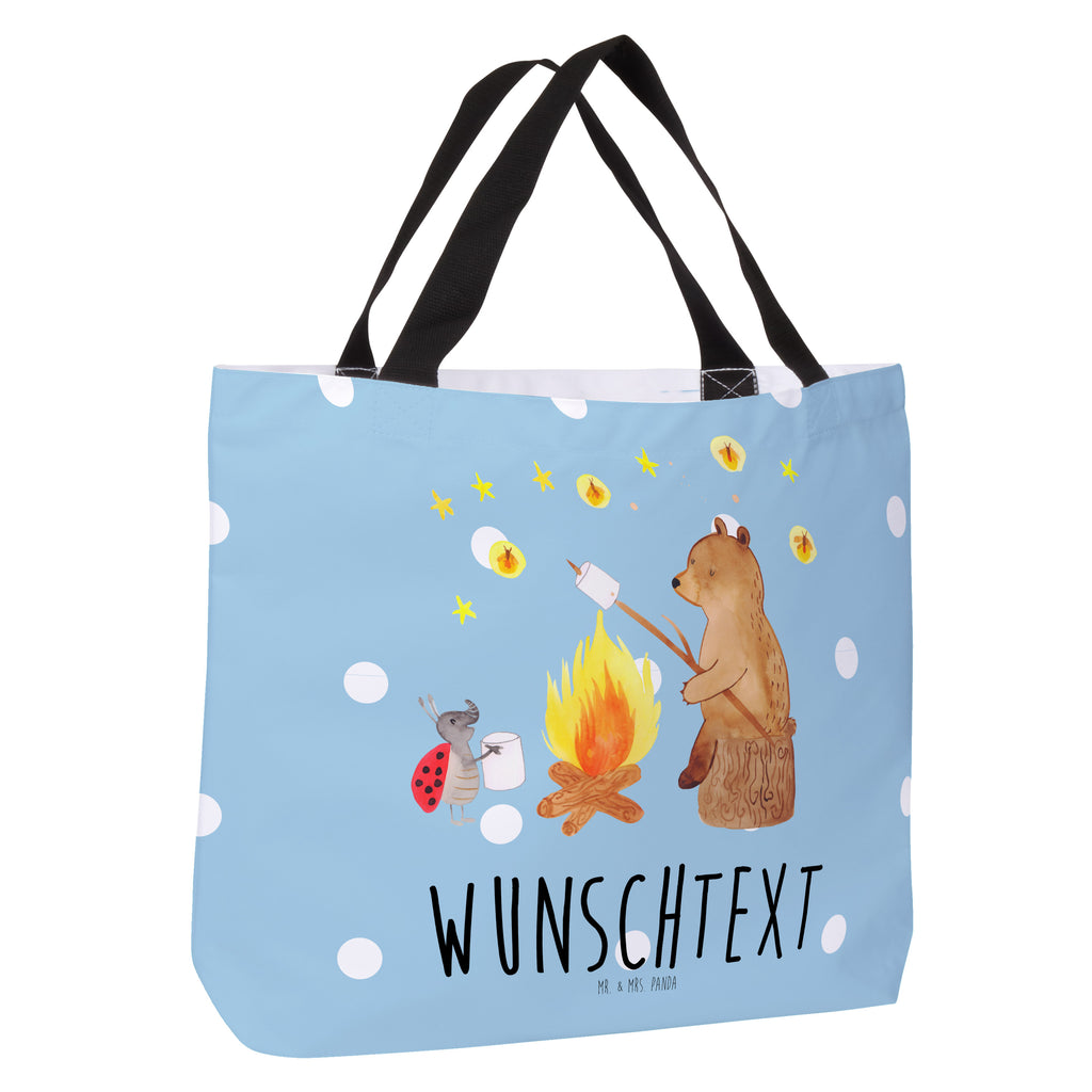 Personalisierter Shopper Bär & Marienkäfer Lagerfeuer Personalisierter Beutel, Personalisierte Einkaufstasche, Personalisierte Tasche, Personalisierte Strandtasche, Personalisierter Einkaufsbeutel, Personalisierter Shopper, Personalisierte Schultasche, Personalisierte Freizeittasche, Personalisierter Tragebeutel, Personalisierter Schulbeutel, Personalisierte Alltagstasche, mit Namen, Wunschname, Selbst bedrucken, frei gestalten, Bär, Teddy, Teddybär, Lagerfeuer