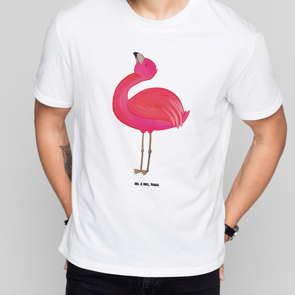 T-Shirt Standard Flamingo stolz T-Shirt, Shirt, Tshirt, Lustiges T-Shirt, T-Shirt mit Spruch, Party, Junggesellenabschied, Jubiläum, Geburstag, Herrn, Damen, Männer, Frauen, Schlafshirt, Nachthemd, Sprüche, Flamingo, stolz, Freude, Selbstliebe, Selbstakzeptanz, Freundin, beste Freundin, Tochter, Mama, Schwester