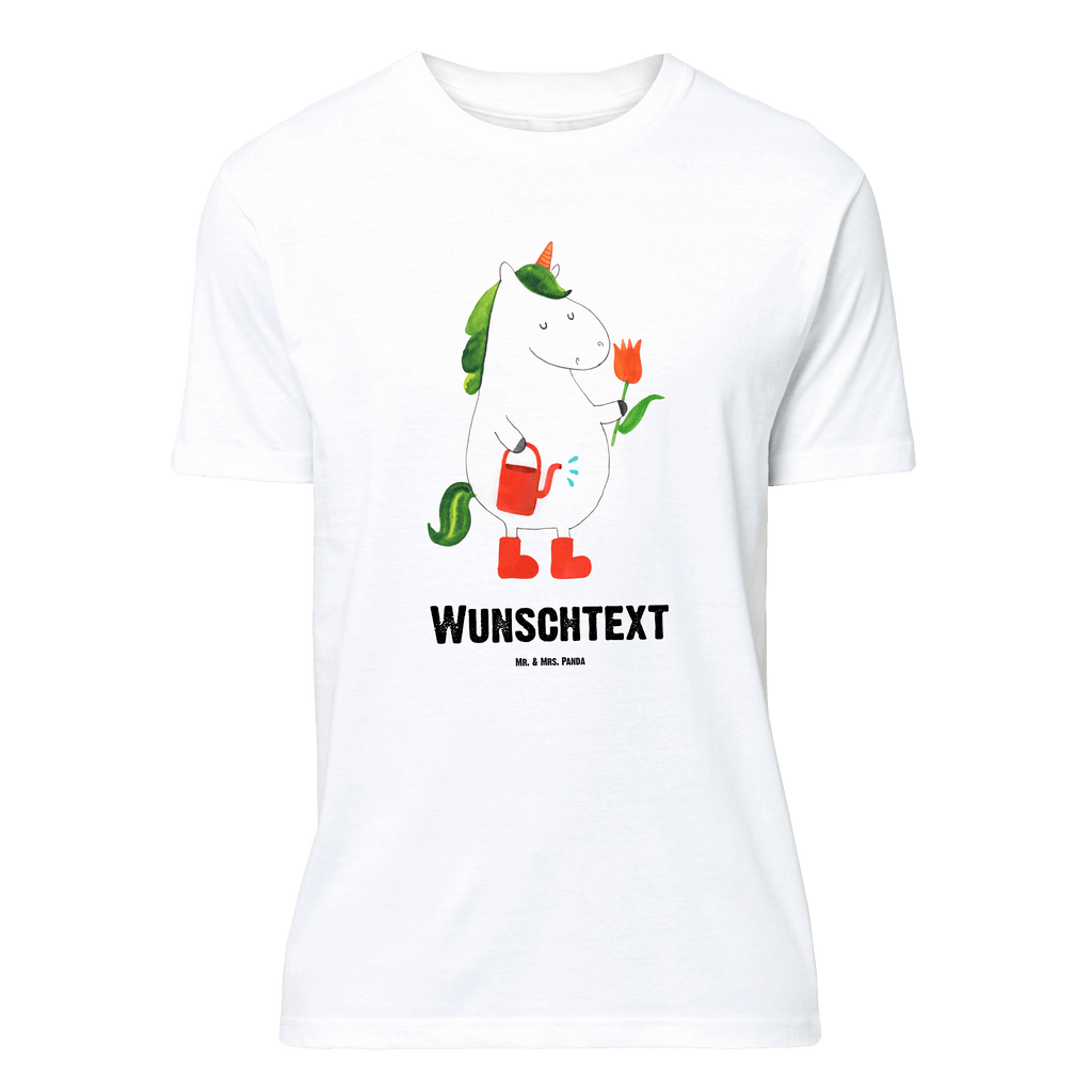 Personalisiertes T-Shirt Einhorn Gärtner T-Shirt Personalisiert, T-Shirt mit Namen, T-Shirt mit Aufruck, Männer, Frauen, Wunschtext, Bedrucken, Einhorn, Einhörner, Einhorn Deko, Pegasus, Unicorn, Luftballon, Gießkanne, Giesskanne, Lebenslust, Freude, Blume, Freundin, Garten, Stiefel