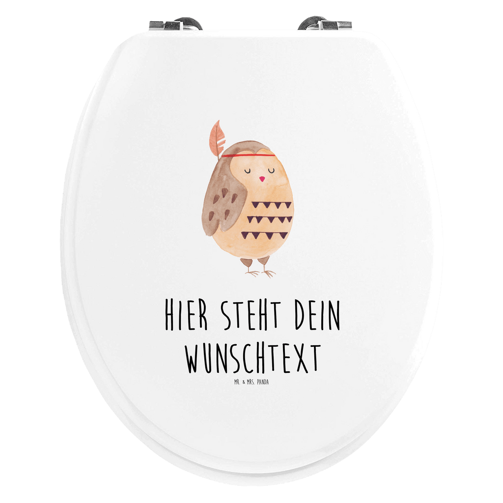 Personalisierter WC Sitz Motiv Eule Federschmuck Personalisierte Klobrille, Personalisierter Klodeckel, Personalisierter Toilettendeckel, Personalisierter WC-Sitz, Toilettendeckel mit Namen, WC Sitz mit Namen, Eule, Eule Deko, Owl, Das Leben ist ein Abenteuer, Reisespruch, Federschmuck, Dekoration