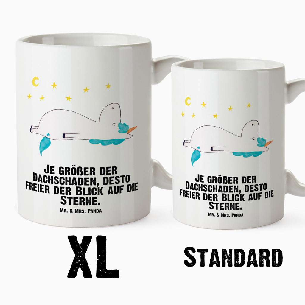 XL Tasse Einhorn Sternenhimmel XL Tasse, Große Tasse, Grosse Kaffeetasse, XL Becher, XL Teetasse, spülmaschinenfest, Jumbo Tasse, Groß, Einhorn, Einhörner, Einhorn Deko, Pegasus, Unicorn, Sterne, Dachschaden, Verrückt, Sternenhimmel