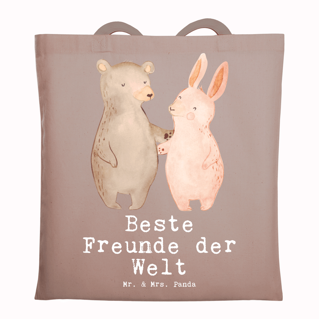 Tragetasche Hase Beste Freunde der Welt Beuteltasche, Beutel, Einkaufstasche, Jutebeutel, Stoffbeutel, für, Dankeschön, Geschenk, Schenken, Geburtstag, Geburtstagsgeschenk, Geschenkidee, Danke, Bedanken, Mitbringsel, Freude machen, Geschenktipp, Freunde, best friends, Freundschaft, Freundin, Freund, Clique, Kumpel, bae, bff