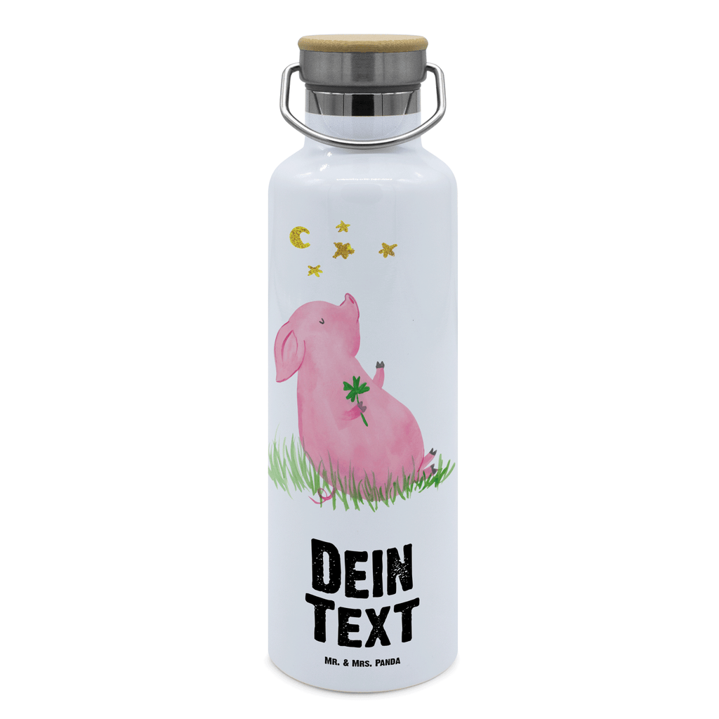 Personalisierte Trinkflasche Glücksschwein Personalisierte Trinkflasche, Trinkflasche mit Namen, Trinkflasche bedrucken, Flasche personalisiert, Trinkflasch mit Aufdruck, Trinkflasche Werbegeschenk, Namensaufdruck Trinkflasche, Sportflasche personalisiert, Trinkflasche Sport, Tiermotive, Gute Laune, lustige Sprüche, Tiere, Glücksschwein. Glück, Schwein, Schweinchen, Sterne, Sernchen, Ziele, Träume, Motivation, Glücksbringer