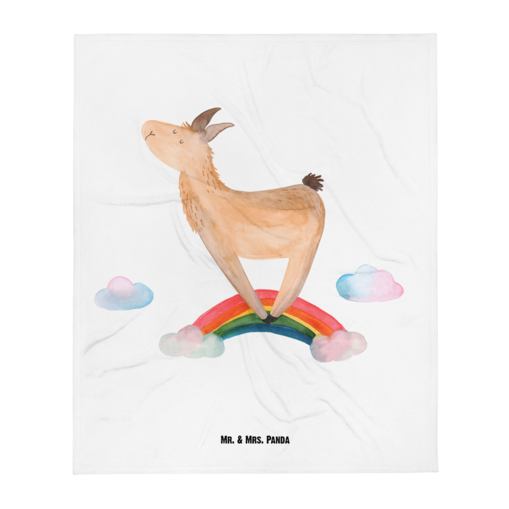 Babydecke Lama Regenbogen Babydecke, Babygeschenk, Geschenk Geburt, Babyecke Kuscheldecke, Krabbeldecke, Lama, Alpaka, Lamas, Regenbogen, Haters gonna hate, Haters, Selbstständig, Außenseiter, Schule, Abi, Hobby, Wolkenland, Freiheit