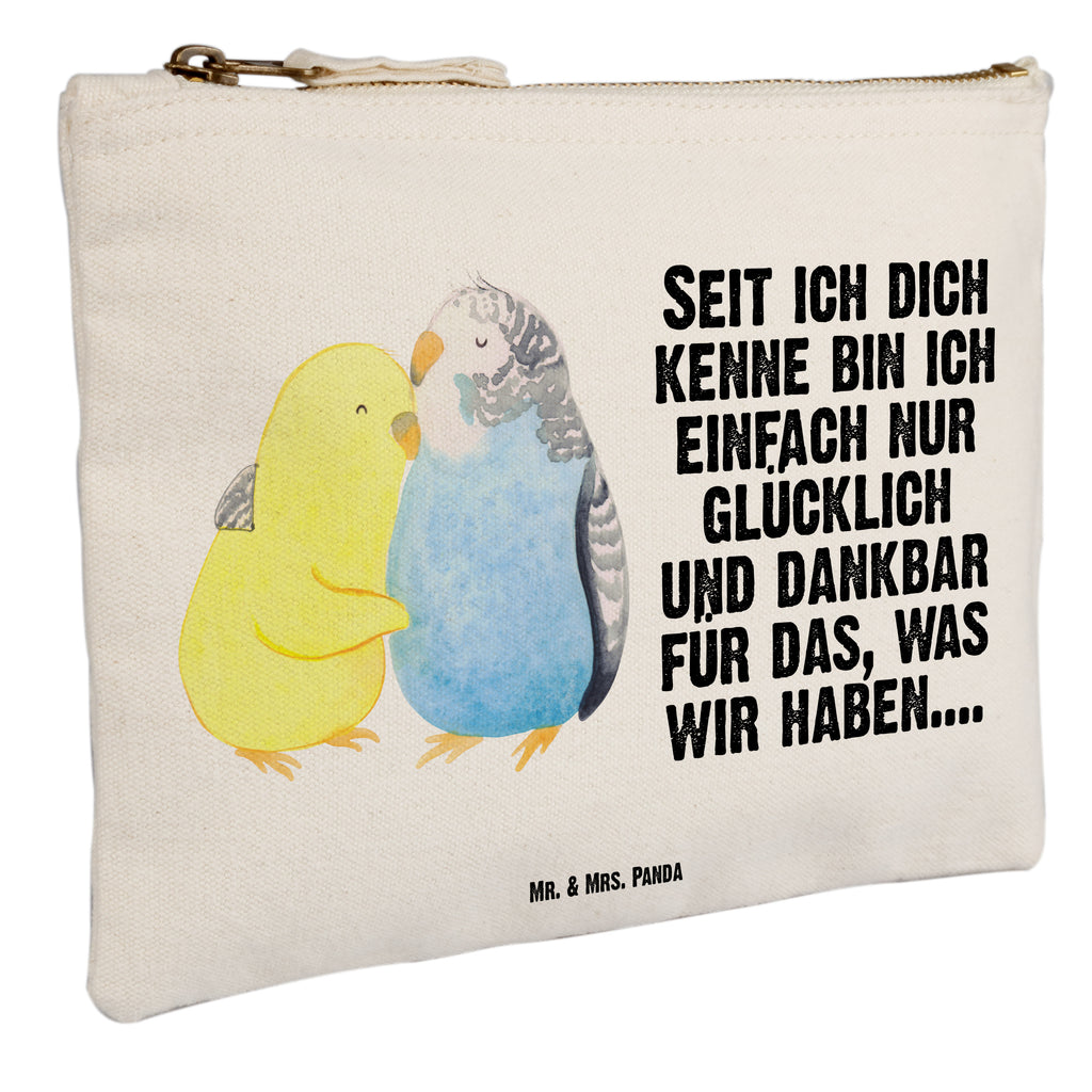 Schminktasche Wellensittich Liebe Schminktasche, Kosmetiktasche, Kosmetikbeutel, Stiftemäppchen, Etui, Federmappe, Makeup, XXL, Schminketui, Kosmetiketui, Schlamperetui, Liebe, Partner, Freund, Freundin, Ehemann, Ehefrau, Heiraten, Verlobung, Heiratsantrag, Liebesgeschenk, Jahrestag, Hocheitstag, Vögel, Wellensittich, Nähe, Kuscheln, Vertrauen