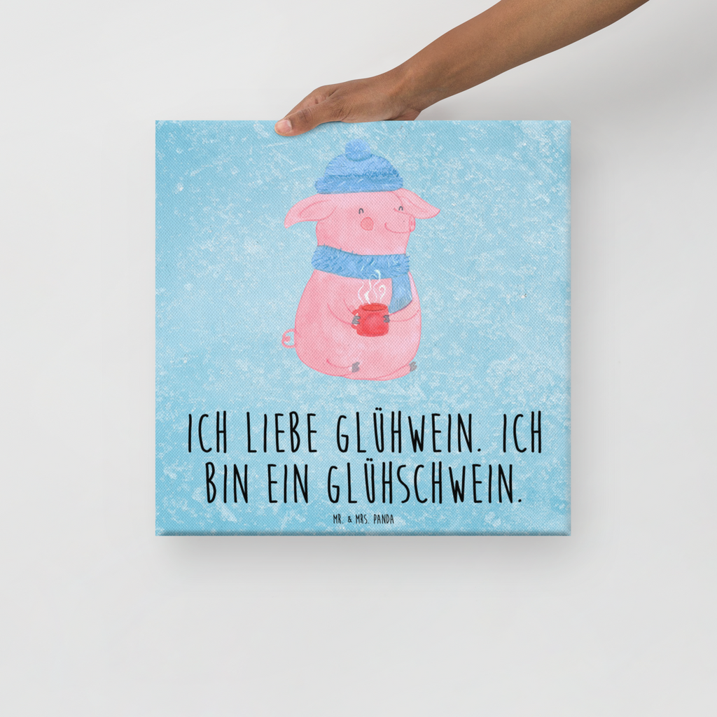 Leinwand Bild Schwein Glühwein Leinwand, Bild, Kunstdruck, Wanddeko, Dekoration, Winter, Weihnachten, Weihnachtsdeko, Nikolaus, Advent, Heiligabend, Wintermotiv, Glühschwein, Glühwein, Weihnachtsmarkt, Punsch