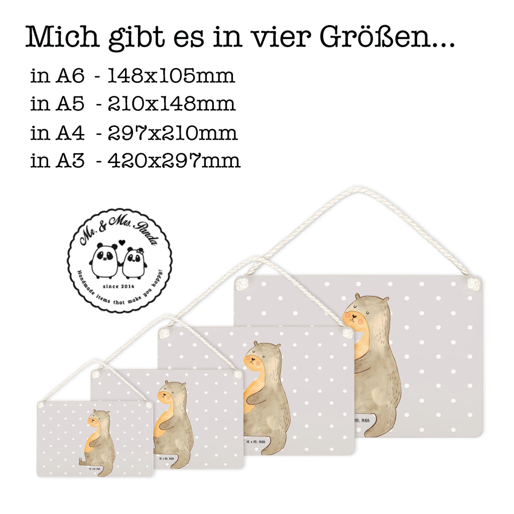 Deko Schild Otter Bauch Dekoschild, Deko Schild, Schild, Tür Schild, Türschild, Holzschild, Wandschild, Wanddeko, Otter, Fischotter, Seeotter, Otter Seeotter See Otter