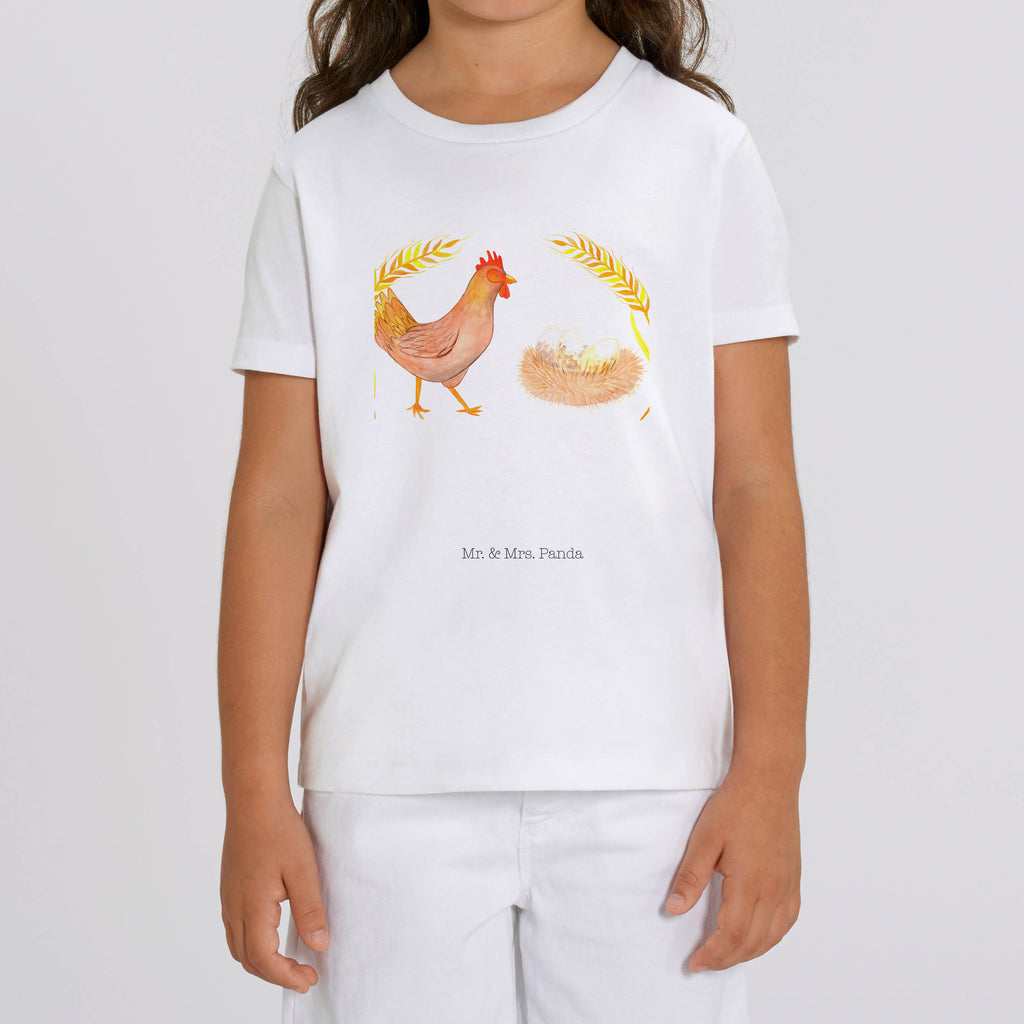 Organic Kinder T-Shirt Huhn Stolz Kinder T-Shirt, Kinder T-Shirt Mädchen, Kinder T-Shirt Jungen, Bauernhof, Hoftiere, Landwirt, Landwirtin, Hahn, Henne, Hühner, Eier, Hof, Landleben, Motivation, Geburt, Magie, Spruch, Schwangerschaft