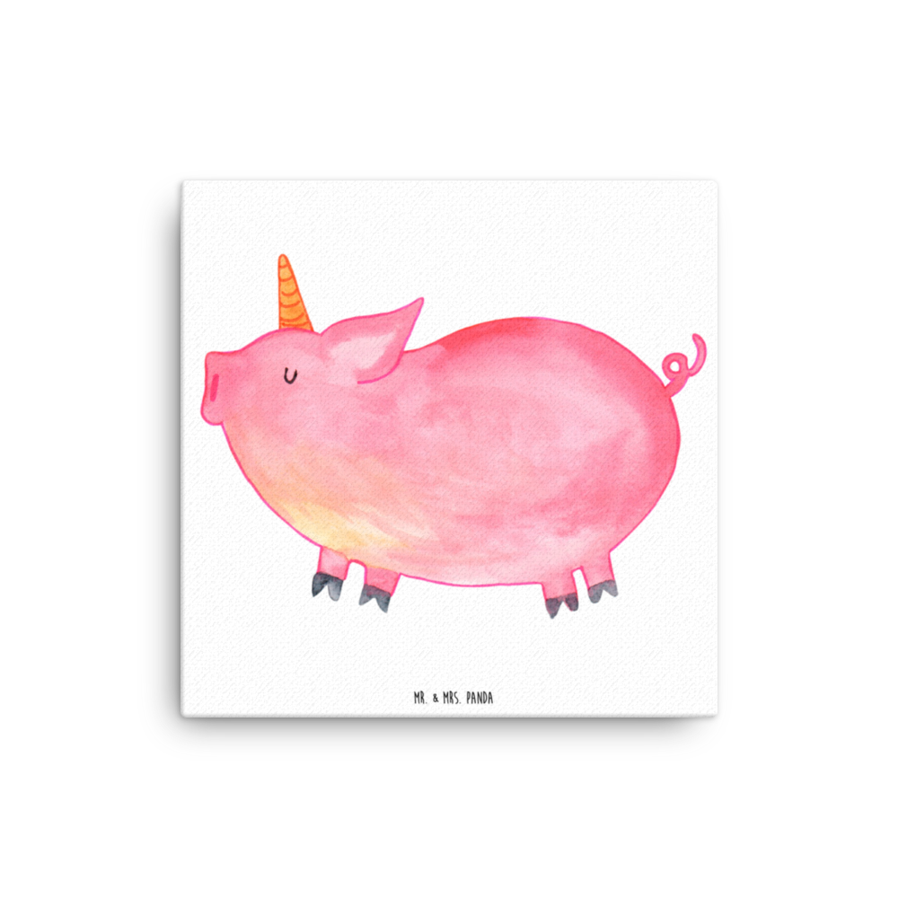 Leinwand Bild Einhorn Schweinhorn Leinwand, Bild, Kunstdruck, Wanddeko, Dekoration, Einhorn, Einhörner, Einhorn Deko, Pegasus, Unicorn, Party, Spaß, Schwein, Schweinhorn, Bauer, witzig. lustig, Spruch, geschenk, Pig, Piggy, funny, english, englisch