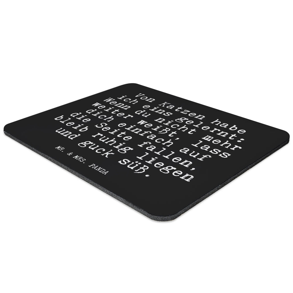 Mauspad Fun Talk Von Katzen habe ich eins gelernt: Wenn du nicht mehr weiter weißt, lass dich einfach auf die Seite fallen, bleib ruhig liegen und guck süß. Mousepad, Computer zubehör, Büroausstattung, PC Zubehör, Arbeitszimmer, Mauspad, Einzigartiges Mauspad, Designer Mauspad, Mausunterlage, Mauspad Büro, Spruch, Sprüche, lustige Sprüche, Weisheiten, Zitate, Spruch Geschenke, Glizer Spruch Sprüche Weisheiten Zitate Lustig Weisheit Worte