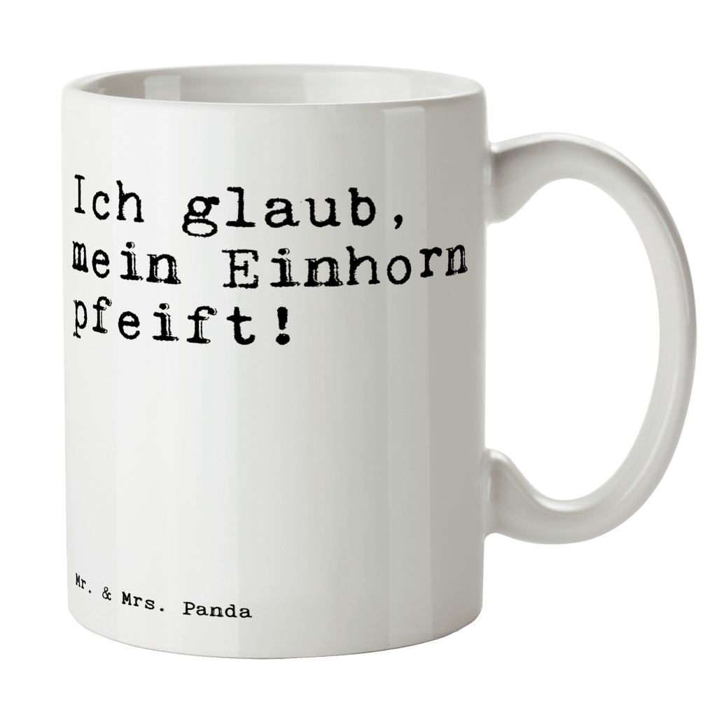 Tasse Ich glaub, mein Einhorn... Tasse, Kaffeetasse, Teetasse, Becher, Kaffeebecher, Teebecher, Keramiktasse, Porzellantasse, Büro Tasse, Geschenk Tasse, Tasse Sprüche, Tasse Motive, Kaffeetassen, Tasse bedrucken, Designer Tasse, Cappuccino Tassen, Schöne Teetassen, Spruch, Sprüche, lustige Sprüche, Weisheiten, Zitate, Spruch Geschenke, Spruch Sprüche Weisheiten Zitate Lustig Weisheit Worte