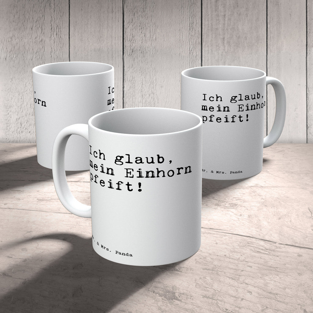 Tasse Ich glaub, mein Einhorn... Tasse, Kaffeetasse, Teetasse, Becher, Kaffeebecher, Teebecher, Keramiktasse, Porzellantasse, Büro Tasse, Geschenk Tasse, Tasse Sprüche, Tasse Motive, Kaffeetassen, Tasse bedrucken, Designer Tasse, Cappuccino Tassen, Schöne Teetassen, Spruch, Sprüche, lustige Sprüche, Weisheiten, Zitate, Spruch Geschenke, Spruch Sprüche Weisheiten Zitate Lustig Weisheit Worte