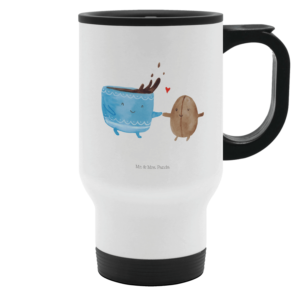 Thermobecher Kaffee Bohne Thermobecher, To Go Becher, Thermotasse, Kaffeebecher, Isolierbecher, Thermobecher To Go, Warmhaltetasse, Edelstahlbecher, Reisebecher, Tasse mit Deckel, Thermobecher für 400 ml, Kaffeetasse zum Mitnehmen, Tasse zum Mitnehmen, Spülmaschinenfest, Tiermotive, Gute Laune, lustige Sprüche, Tiere, Kaffee, Kaffeebohne, Genuss, Zufriedenheit, Glück