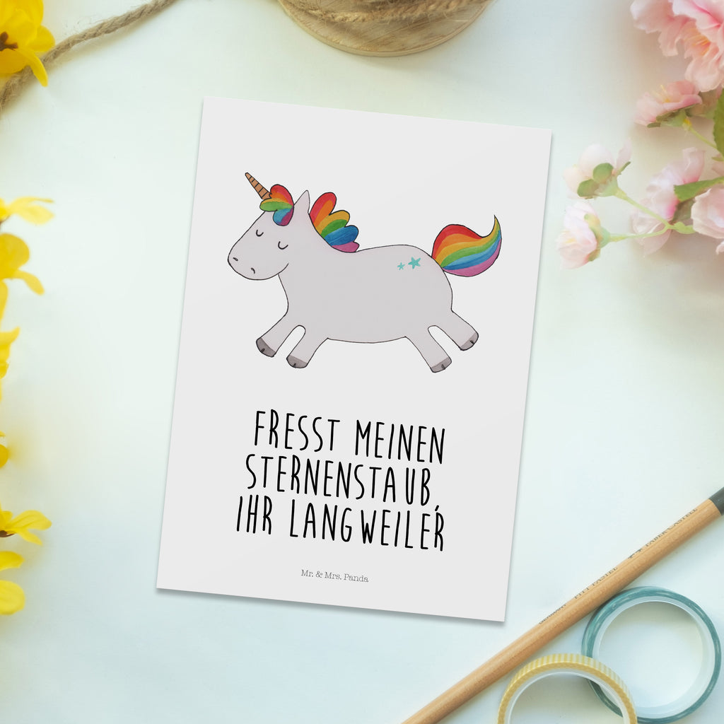 Postkarte Einhorn Happy Postkarte, Karte, Geschenkkarte, Grußkarte, Einladung, Ansichtskarte, Geburtstagskarte, Einladungskarte, Dankeskarte, Ansichtskarten, Einladung Geburtstag, Einladungskarten Geburtstag, Einhorn, Einhörner, Einhorn Deko, Pegasus, Unicorn, glücklich, fröhlich, Spaß, Freude, Lebensfreude, witzig, spannend, Lächeln, Lachen