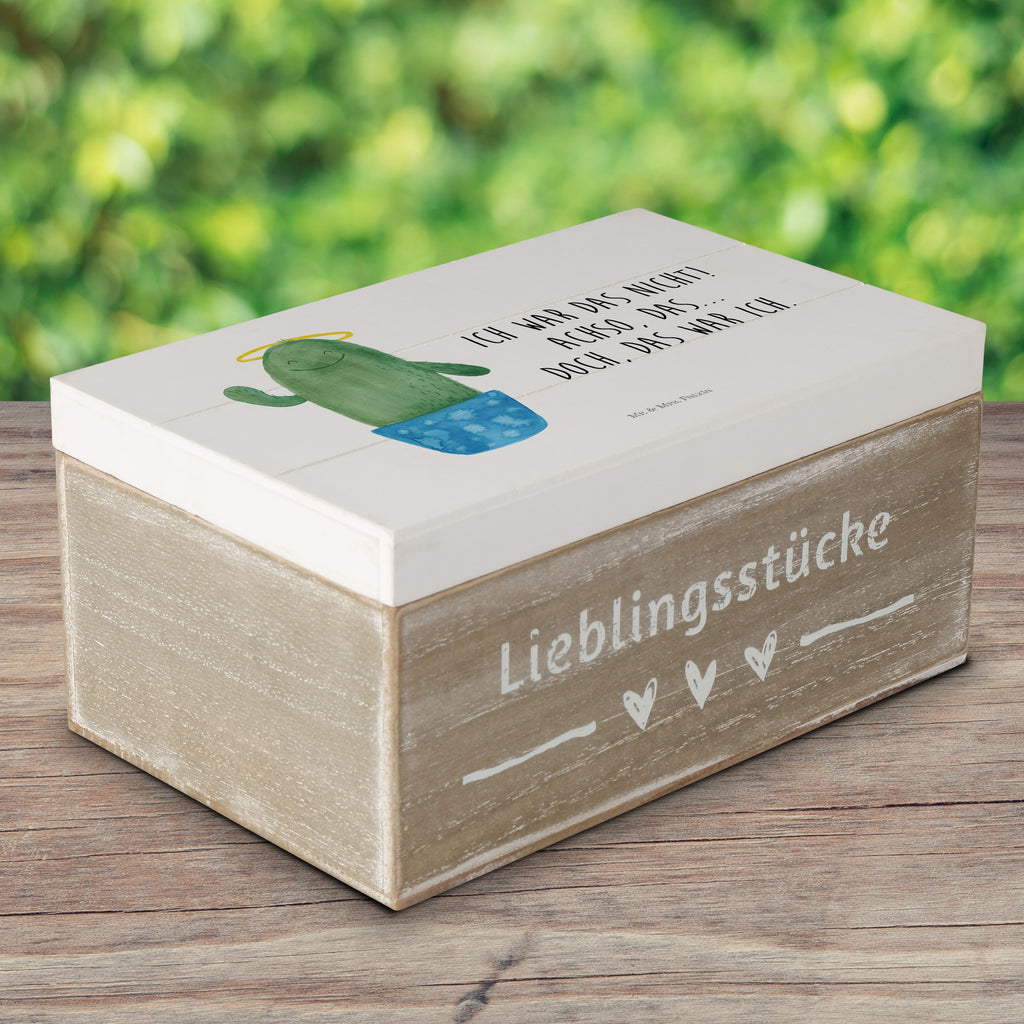 Holzkiste Kaktus Heilig Holzkiste, Kiste, Schatzkiste, Truhe, Schatulle, XXL, Erinnerungsbox, Erinnerungskiste, Dekokiste, Aufbewahrungsbox, Geschenkbox, Geschenkdose, Kaktus, Kakteen, frech, lustig, Kind, Eltern, Familie, Bruder, Schwester, Schwestern, Freundin, Heiligenschein