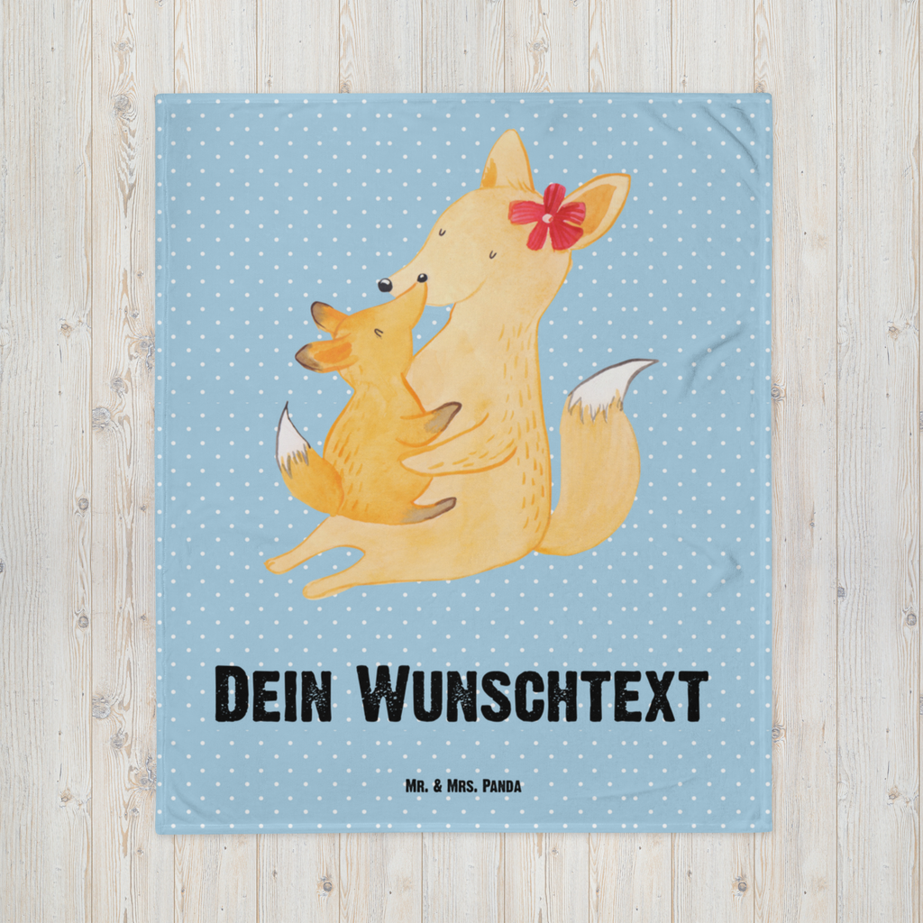 Babydecke mit Namen Fuchs Mama & Kind Babdyecke personalisiert, Babydecke mit Namen, Babydecke bedrucken, Babygeschenk personalisiet, Babygeschenk mit Namen, Krabbeldecke mit Namen, Krabbeldecke personalisiert, Familie, Vatertag, Muttertag, Bruder, Schwester, Mama, Papa, Oma, Opa, Mutter, Tochter, Lieblingstochter, Beste Tochter, Geschenk