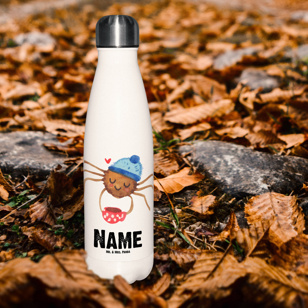 Personalisierte Thermosflasche Spinne Agathe Kaffee Personalisierte Isolierflasche, Personalisierte Thermoflasche, Personalisierte Trinkflasche, Trinkflasche Mit Namen, Wunschname, Bedrucken, Namensflasche, Spinne Agathe, Spinne, Agathe, Videos, Merchandise, Kaffee, Morgen, Morgenmuffel, Lebensweisheiten, Weiser Spruch