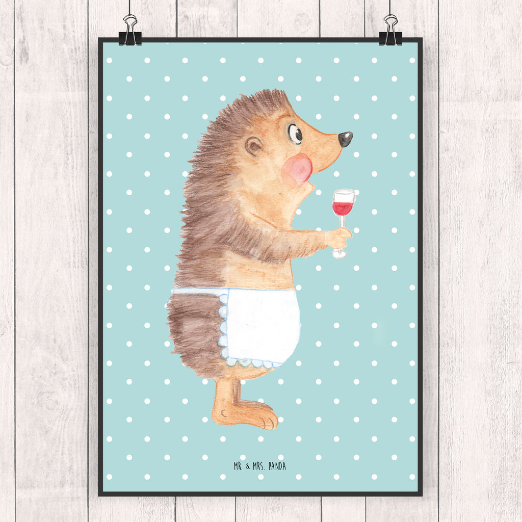 Poster Igel mit Wein Poster, Wandposter, Bild, Wanddeko, Küchenposter, Kinderposter, Wanddeko Bild, Raumdekoration, Wanddekoration, Handgemaltes Poster, Mr. & Mrs. Panda Poster, Designposter, Kunstdruck, Posterdruck, Tiermotive, Gute Laune, lustige Sprüche, Tiere, Wein Spruch, Igel, Geschenk Weintrinker, Geschenk Weinliebhaber, Wein Deko, Weinglas, Rotwein, Weißwein, Wein trinken