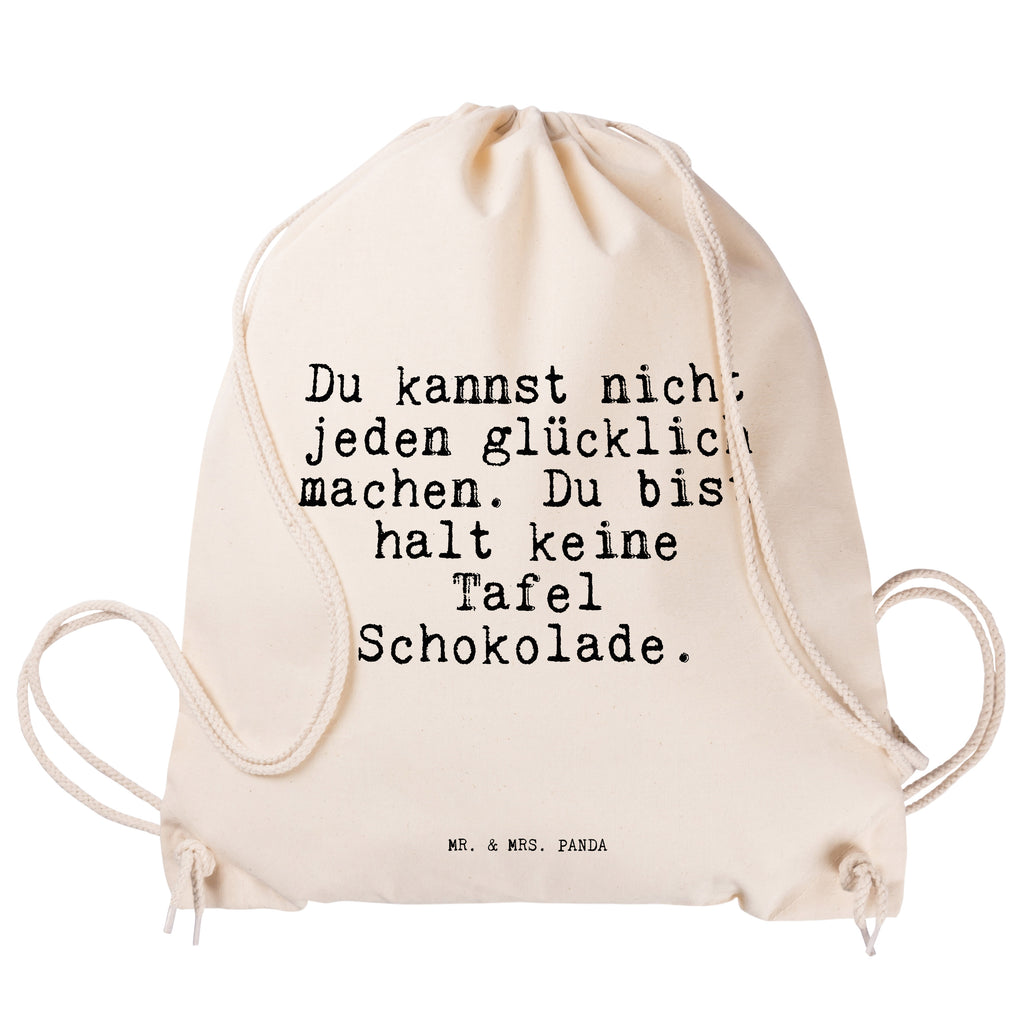 Sportbeutel Du kannst nicht jeden... Sportbeutel, Turnbeutel, Beutel, Sporttasche, Tasche, Stoffbeutel, Sportbeutel Kinder, Gymsack, Beutel Rucksack, Kleine Sporttasche, Sportzubehör, Turnbeutel Baumwolle, Spruch, Sprüche, lustige Sprüche, Weisheiten, Zitate, Spruch Geschenke, Spruch Sprüche Weisheiten Zitate Lustig Weisheit Worte