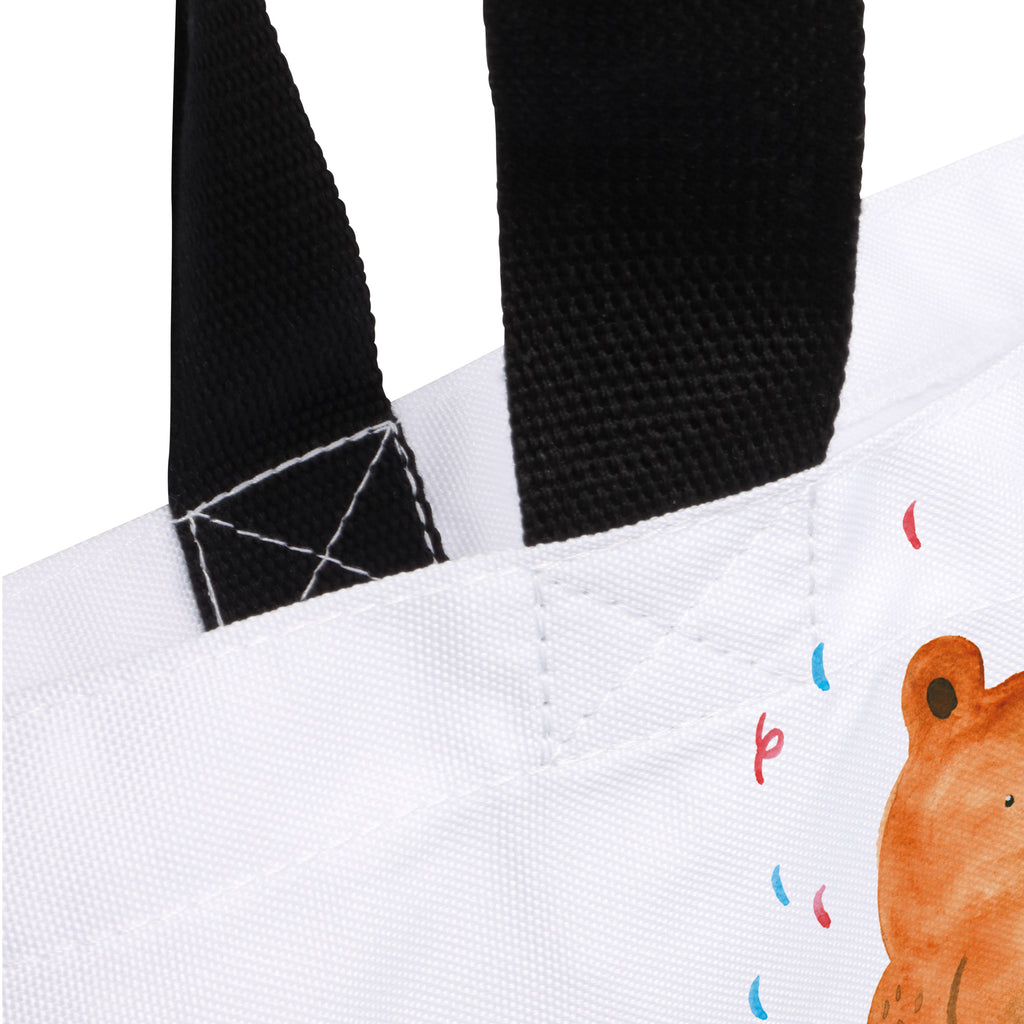 Shopper Bär Party Beutel, Einkaufstasche, Tasche, Strandtasche, Einkaufsbeutel, Shopper, Schultasche, Freizeittasche, Tragebeutel, Schulbeutel, Alltagstasche, Bär, Teddy, Teddybär, Geburtstag, Geburtstagsgeschenk, Geschenk, Party, Feiern, Abfeiern, Mitbringsel, Gute Laune, Lustig