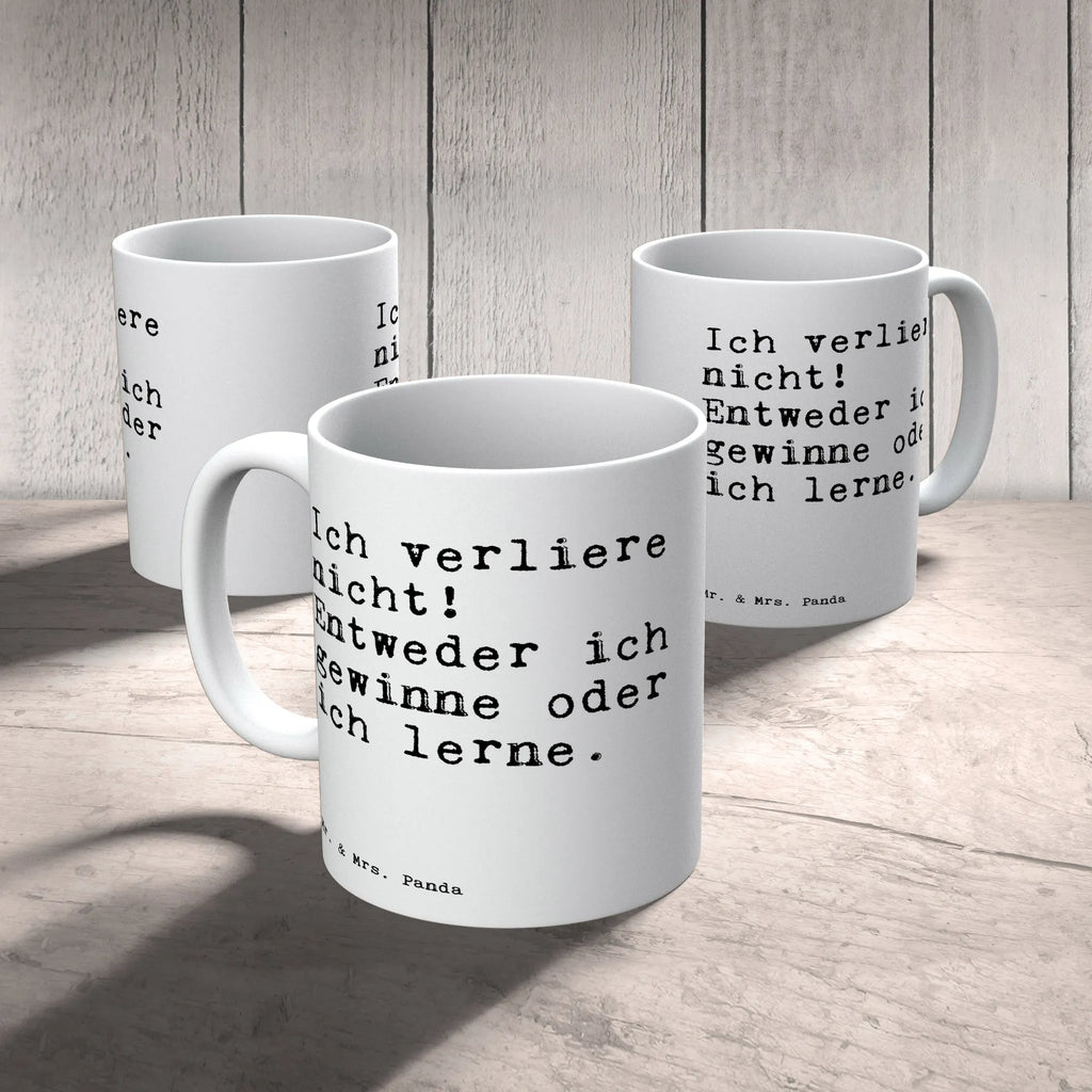 Tasse Sprüche und Zitate Ich verliere nicht! Entweder ich gewinne oder ich lerne. Tasse, Kaffeetasse, Teetasse, Becher, Kaffeebecher, Teebecher, Keramiktasse, Porzellantasse, Büro Tasse, Geschenk Tasse, Tasse Sprüche, Tasse Motive, Kaffeetassen, Tasse bedrucken, Designer Tasse, Cappuccino Tassen, Schöne Teetassen, Spruch, Sprüche, lustige Sprüche, Weisheiten, Zitate, Spruch Geschenke, Spruch Sprüche Weisheiten Zitate Lustig Weisheit Worte