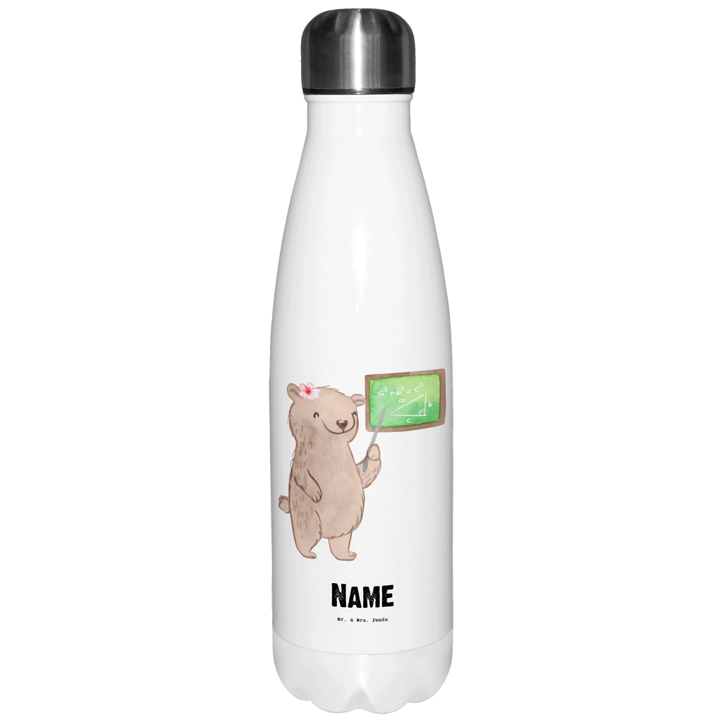 Personalisierte Thermosflasche Mathematikerin mit Herz Personalisierte Isolierflasche, Personalisierte Thermoflasche, Personalisierte Trinkflasche, Trinkflasche Mit Namen, Wunschname, Bedrucken, Namensflasche, Beruf, Ausbildung, Jubiläum, Abschied, Rente, Kollege, Kollegin, Geschenk, Schenken, Arbeitskollege, Mitarbeiter, Firma, Danke, Dankeschön, Mathematikerin, Mathematik Studium, Studentin Mathe, Bachelor, Master