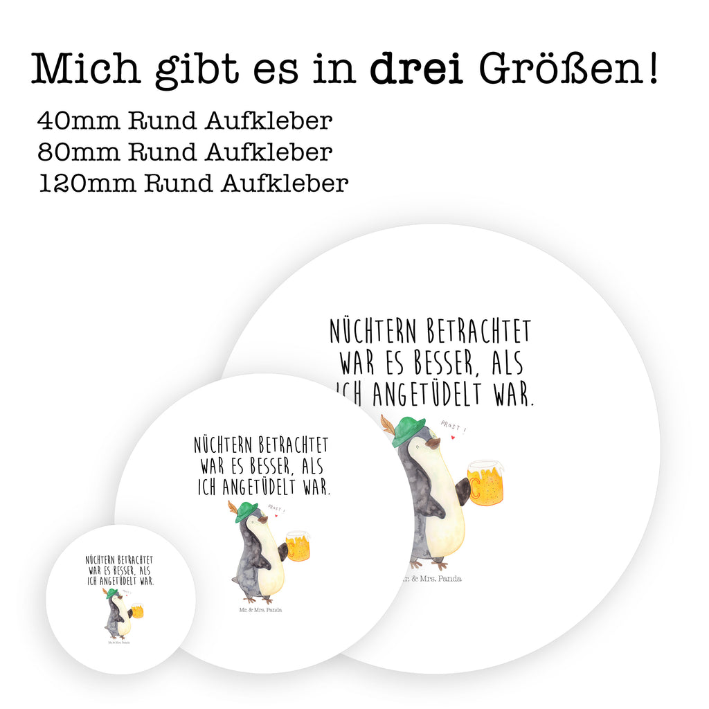 Rund Aufkleber Pinguin Bier Sticker, Aufkleber, Etikett, Pinguin, Pinguine, Bier, Oktoberfest