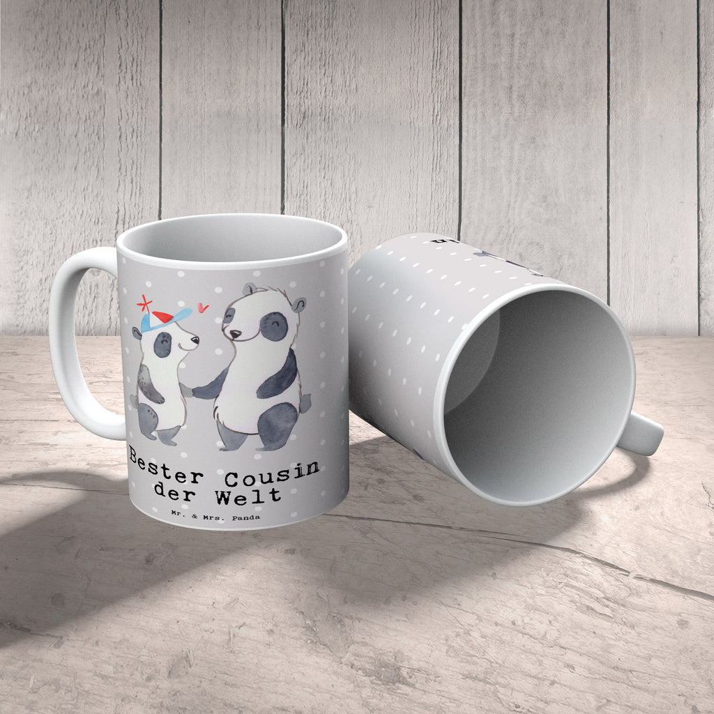 Tasse Panda Bester Cousin der Welt Tasse, Kaffeetasse, Teetasse, Becher, Kaffeebecher, Teebecher, Keramiktasse, Porzellantasse, Büro Tasse, Geschenk Tasse, Tasse Sprüche, Tasse Motive, Kaffeetassen, Tasse bedrucken, Designer Tasse, Cappuccino Tassen, Schöne Teetassen, für, Dankeschön, Geschenk, Schenken, Geburtstag, Geburtstagsgeschenk, Geschenkidee, Danke, Bedanken, Mitbringsel, Freude machen, Geschenktipp, Cousin, Kousin, Vetter, Sohn von Onkel, Sohn von Tante, Familie, Verwandtschaft, Cousine