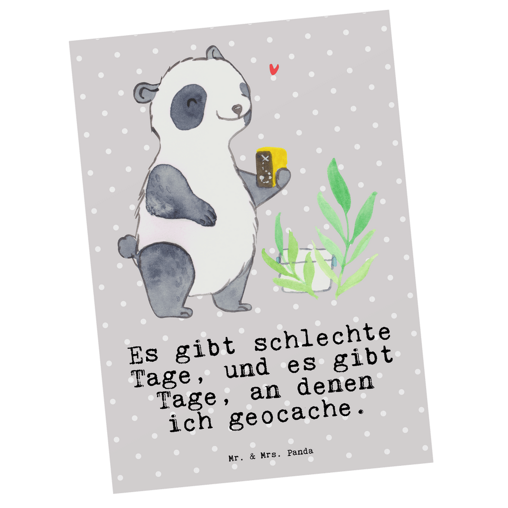 Postkarte Panda Geocaching Tage Postkarte, Karte, Geschenkkarte, Grußkarte, Einladung, Ansichtskarte, Geburtstagskarte, Einladungskarte, Dankeskarte, Ansichtskarten, Einladung Geburtstag, Einladungskarten Geburtstag, Geschenk, Sport, Sportart, Hobby, Schenken, Danke, Dankeschön, Auszeichnung, Gewinn, Sportler, Geocaching, Schatzsuchen, GPS Schnitzeljagd, Opencaching