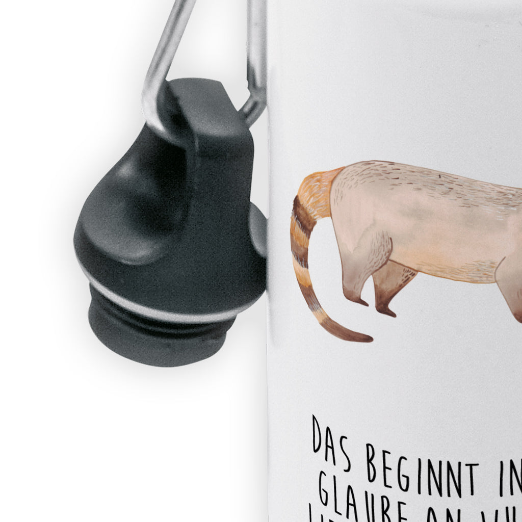 Kindertrinkflasche Nasenbär Kindertrinkflasche, Kinder Trinkflasche, Trinkflasche, Flasche, Kinderflasche, Kinder, Kids, Kindergarten Flasche, Grundschule, Jungs, Mädchen, Tiermotive, Gute Laune, lustige Sprüche, Tiere, Nasenbär, Nasenbären, Rüsselbär, Bär