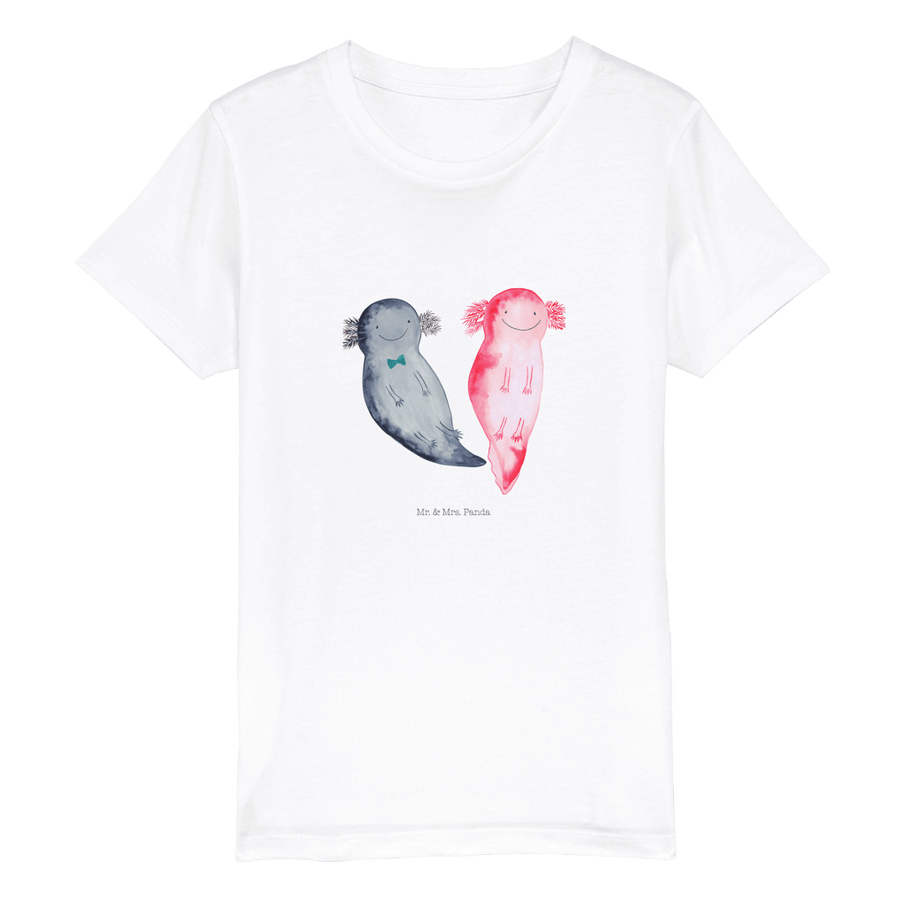 Organic Kinder T-Shirt Axolotl Freundin Kinder T-Shirt, Kinder T-Shirt Mädchen, Kinder T-Shirt Jungen, Axolotl, Molch, Axolot, Schwanzlurch, Lurch, Lurche, Liebe, große Liebe, Liebesbeweis, Freund, Verlobter, Ehemann, Jahrestag, Valentinstag