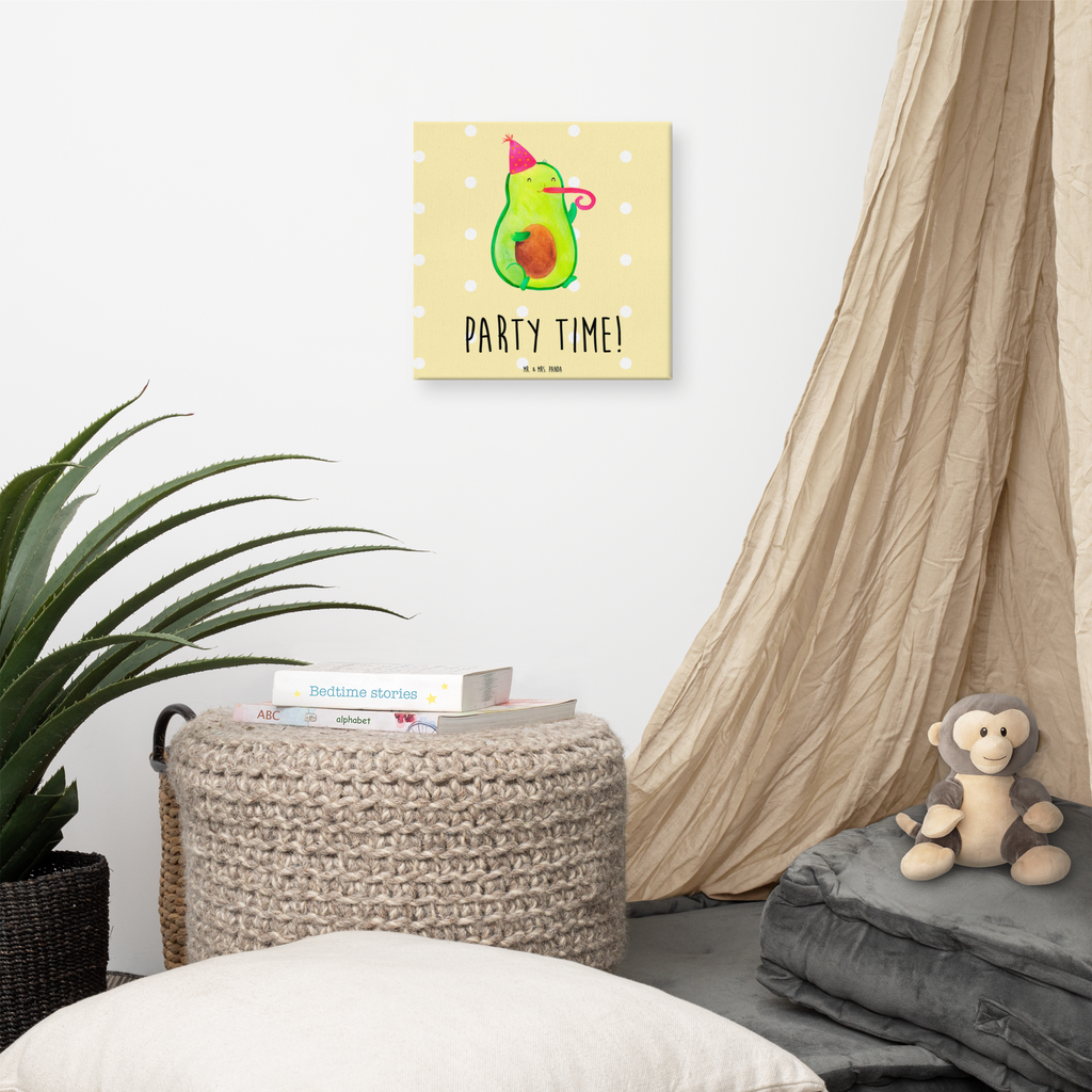 Leinwand Bild Avocado Party Time Leinwand, Bild, Kunstdruck, Wanddeko, Dekoration, Avocado, Veggie, Vegan, Gesund