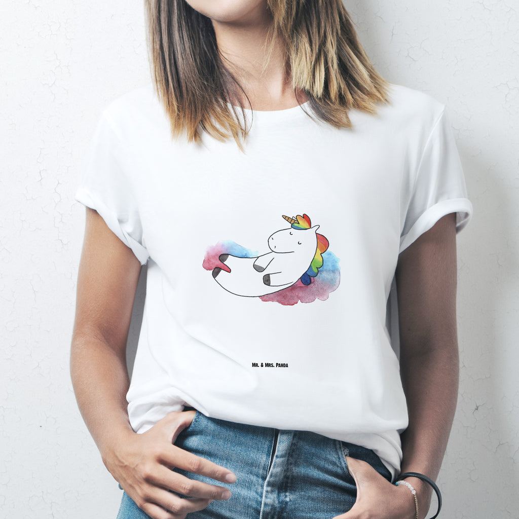 T-Shirt Standard Einhorn Wolke 7 T-Shirt, Shirt, Tshirt, Lustiges T-Shirt, T-Shirt mit Spruch, Party, Junggesellenabschied, Jubiläum, Geburstag, Herrn, Damen, Männer, Frauen, Schlafshirt, Nachthemd, Sprüche, Einhorn, Einhörner, Einhorn Deko, Pegasus, Unicorn, verliebt, Menschen, witzig, lustig, Geschenk, Glaube, Realität, Lächeln